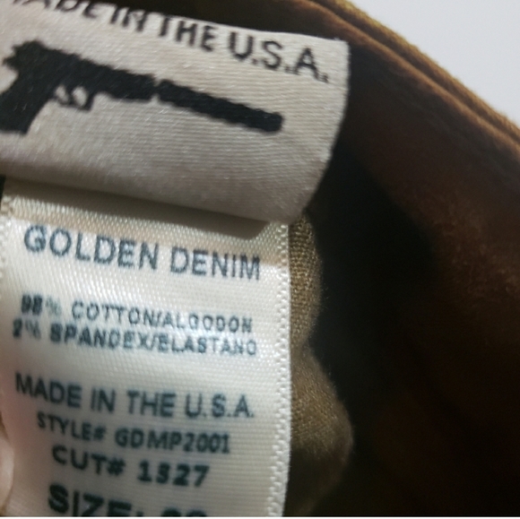 Golden Denim Gold Camouflage Pants - Picture 4 of 7